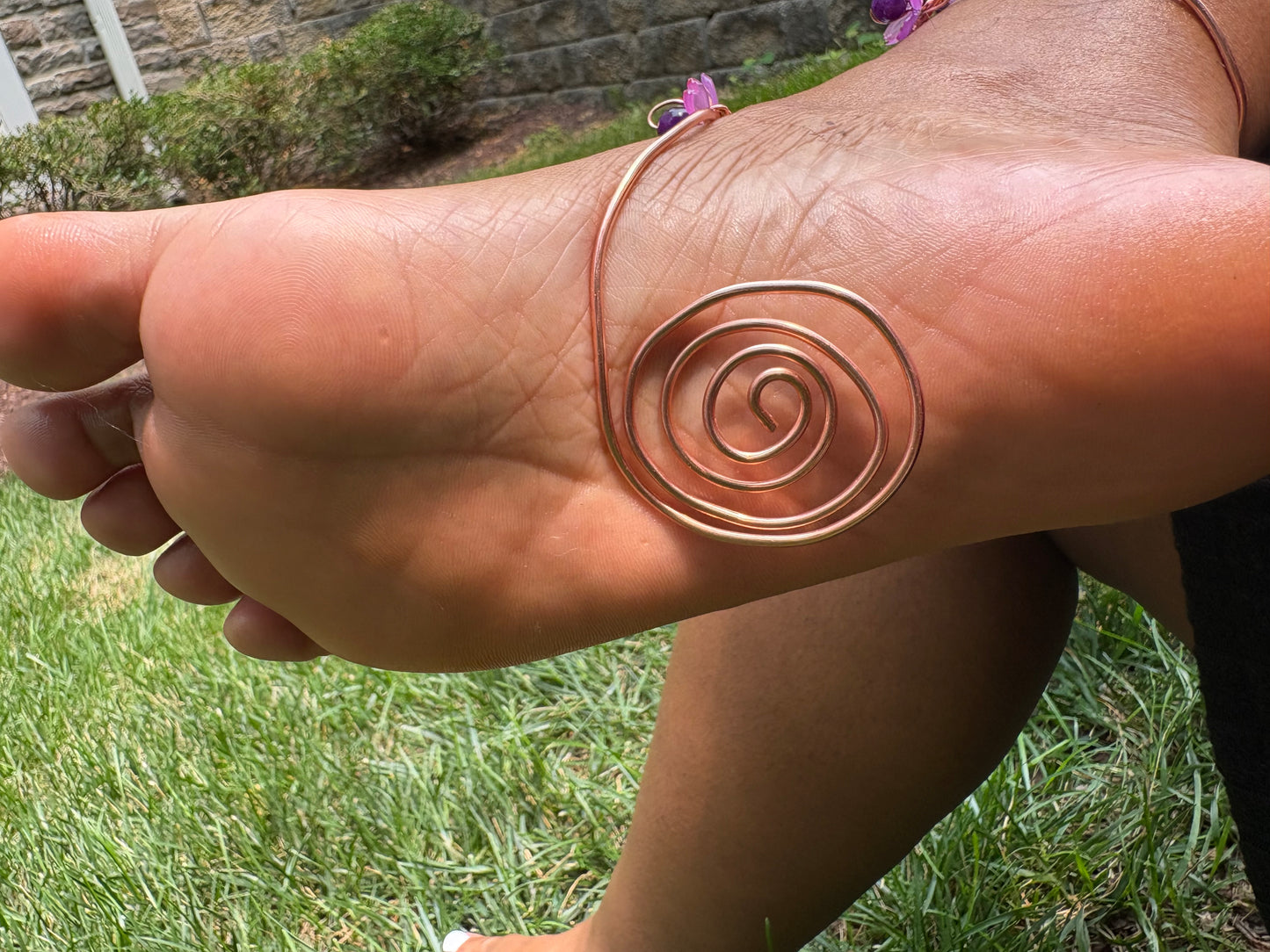Spiral Grounding Soul Cuffs | Pure Copper