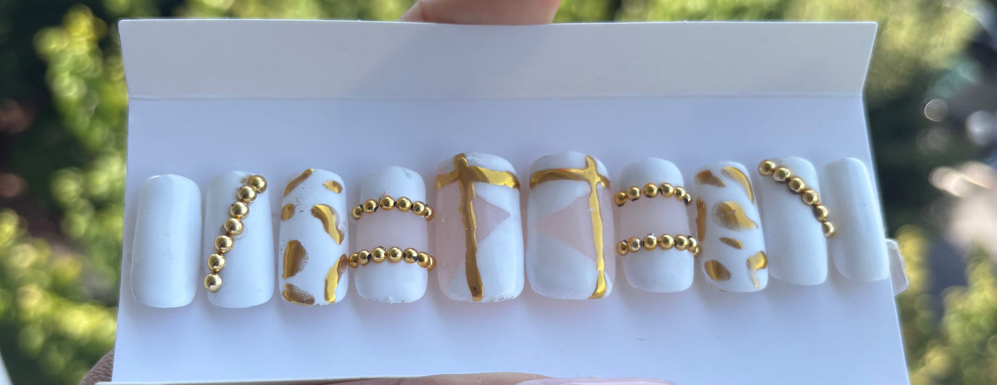 Golden Aura | Luxury Press On Nails