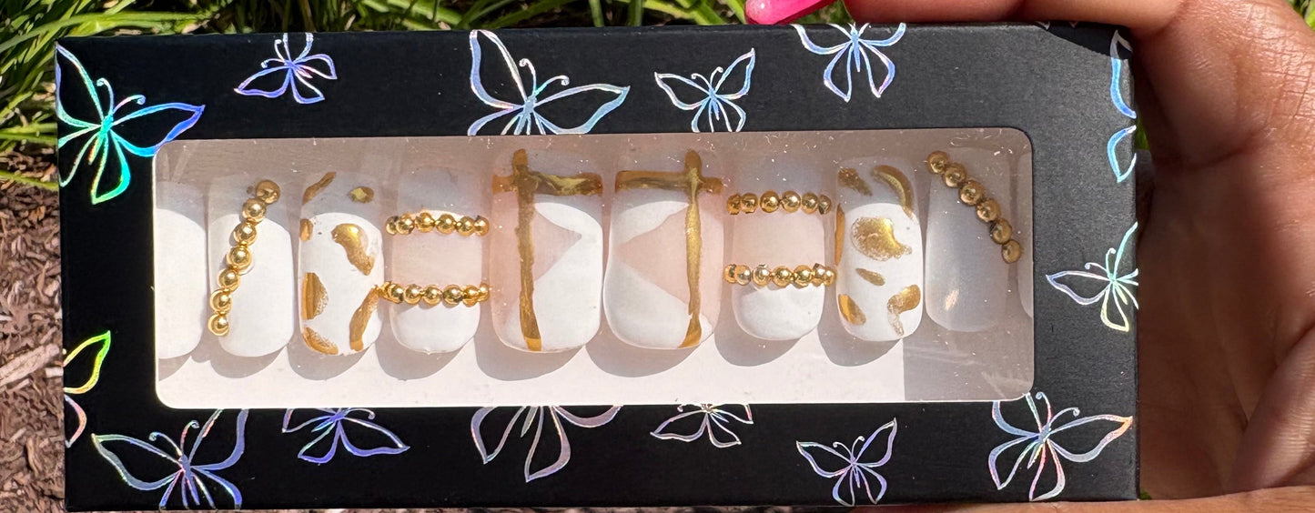 Golden Aura | Luxury Press On Nails